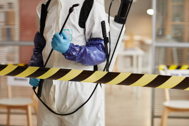 Professional Blood Cleanup technician working in Plainfield, IN
